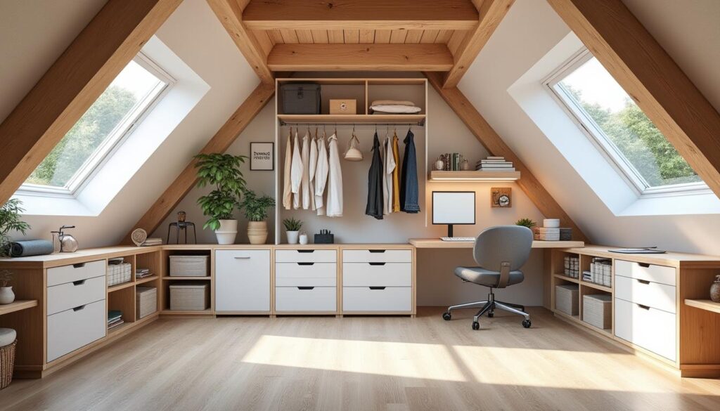 découvrez notre guide complet pour aménager et optimiser votre grenier. transformez cet espace souvent perdu en une pièce bien organisée, fonctionnelle et agréable à vivre.