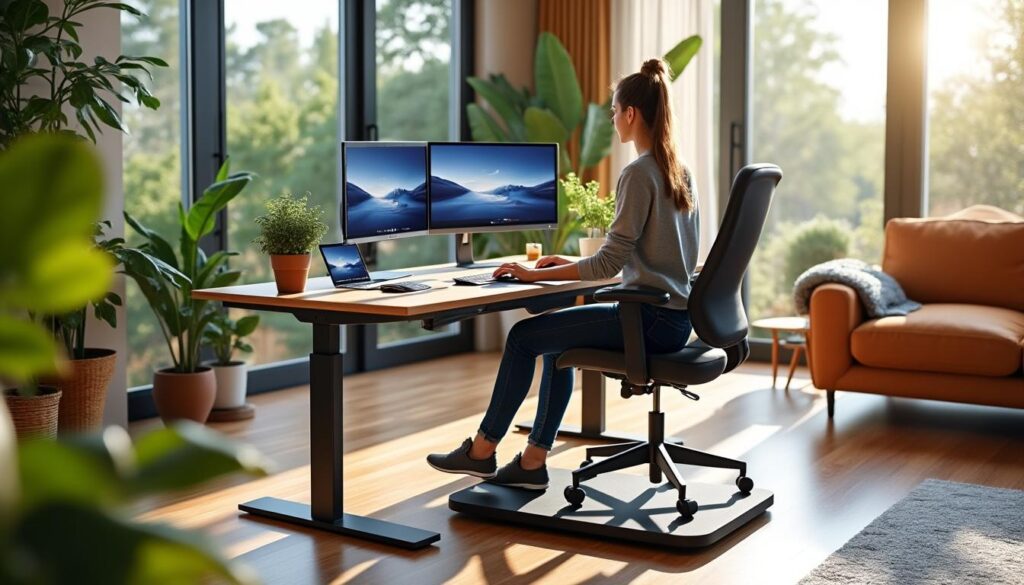 découvrez comment aménager un bureau maison ergonomique pour maximiser votre productivité tout en protégeant votre santé. nos conseils pratiques vous aident à créer un espace de travail confortable et efficace.