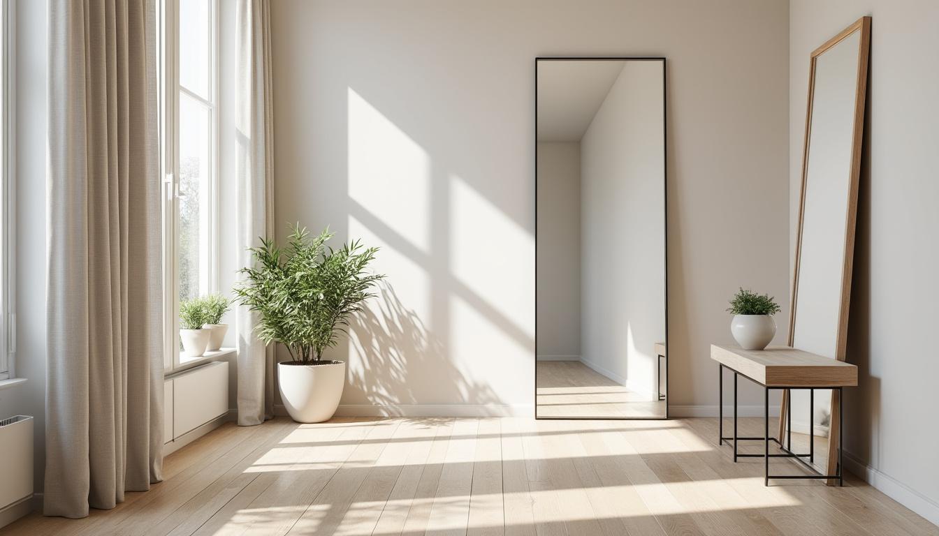 découvrez nos astuces avec des miroirs pour agrandir visuellement votre entrée et créer un espace lumineux et accueillant.