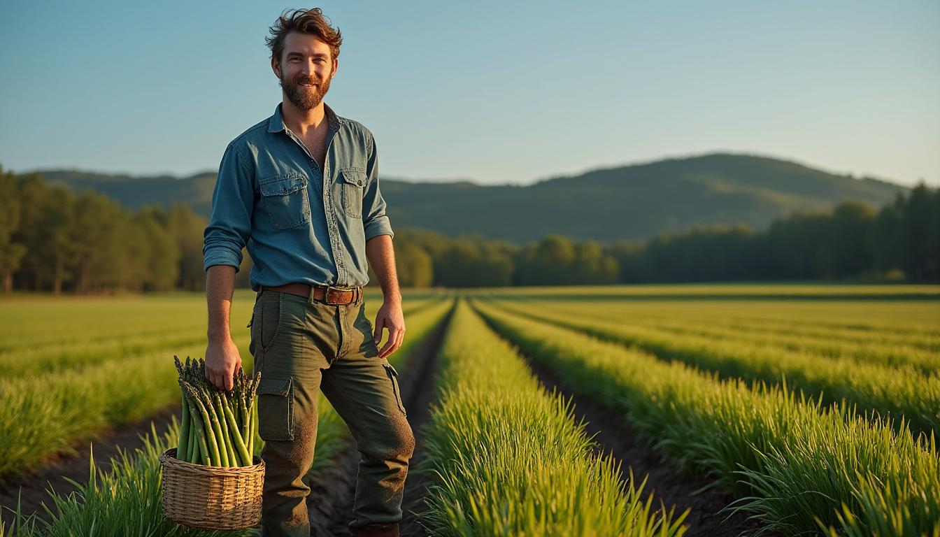 à 28 ans, un ingénieur en cybersécurité des landes décide de changer de carrière pour se lancer dans la culture d'asperges, alliant passion et agriculture durable.