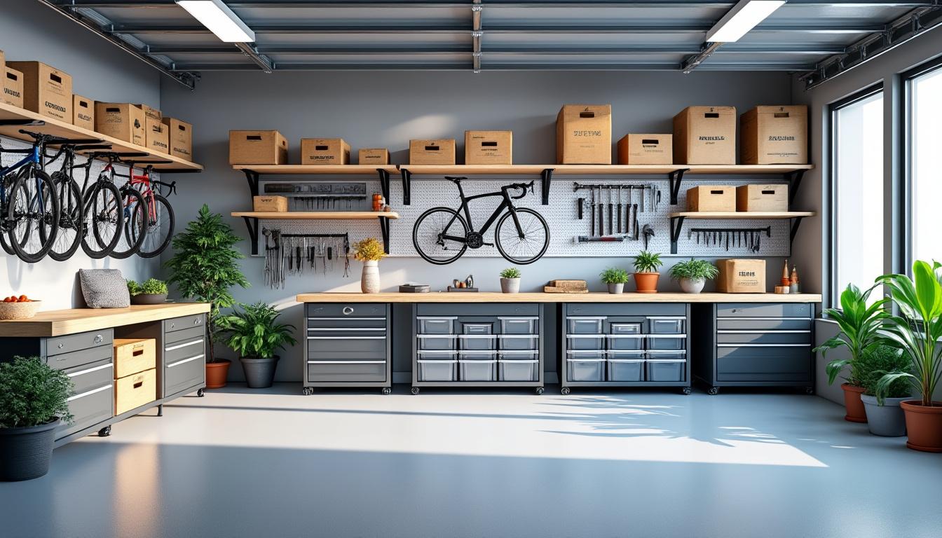 découvrez 25 conseils ingénieux pour optimiser votre garage et maximiser chaque centimètre d'espace. transformez votre garage en un lieu organisé et fonctionnel dès aujourd'hui !
