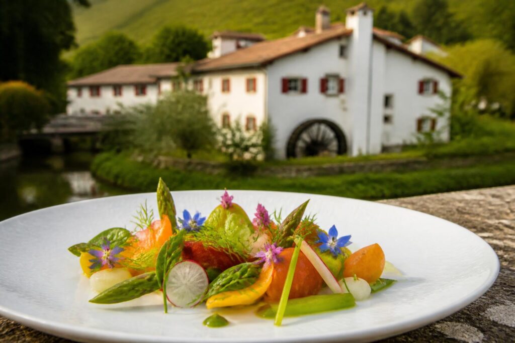 explorez la gastronomie végétarienne étoilée du moulin d’alotz à arcangues, un véritable joyau culinaire du pays basque alliant saveurs authentiques et créativité.