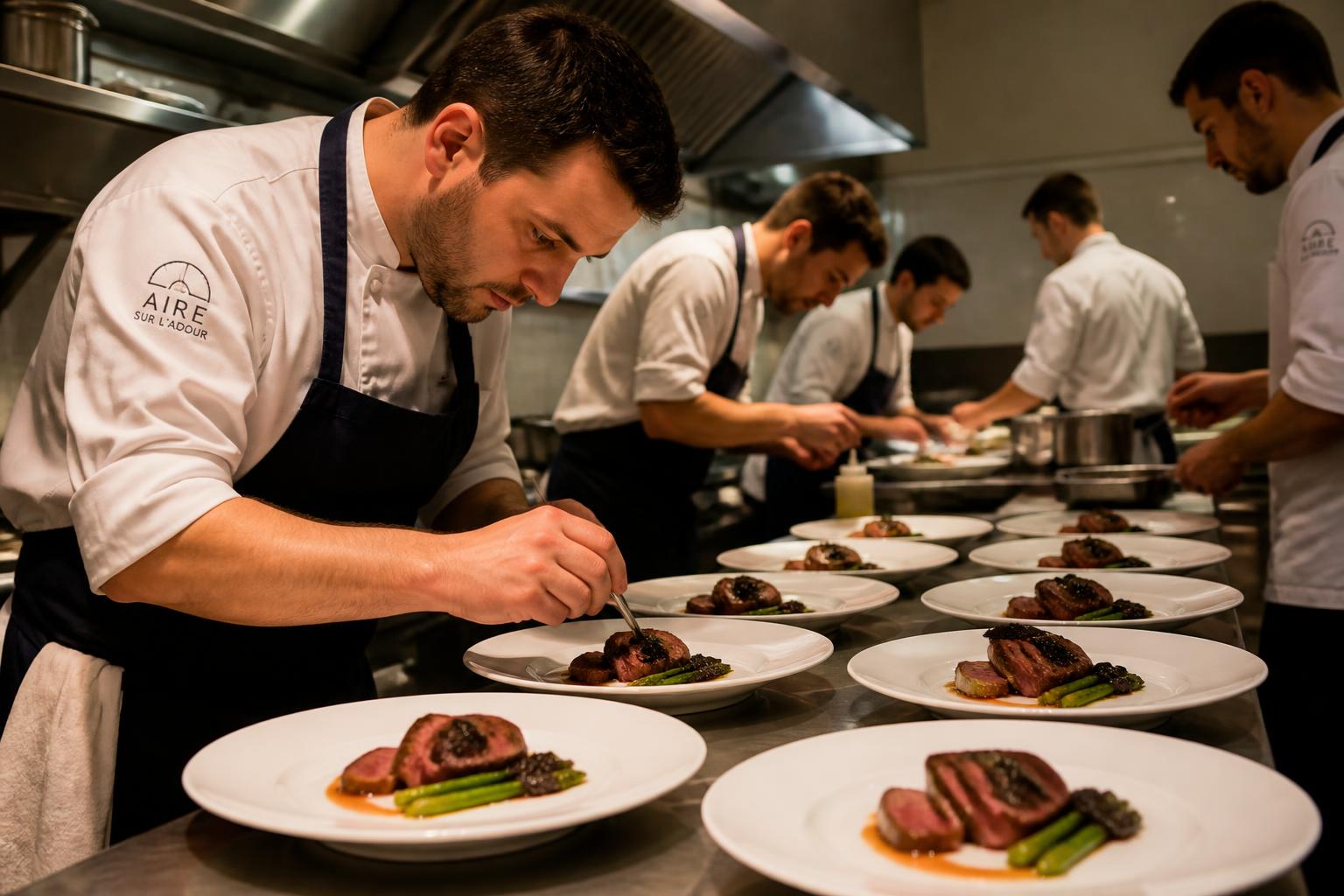 Aire-sur-l’Adour : L'art de l'excellence culinaire transmis pour une soirée étoilée inoubliable 2 découvrez à aire-sur-l’adour une soirée étoilée où l'excellence culinaire se transmet avec passion, pour une expérience gustative inoubliable alliant tradition et raffinement.