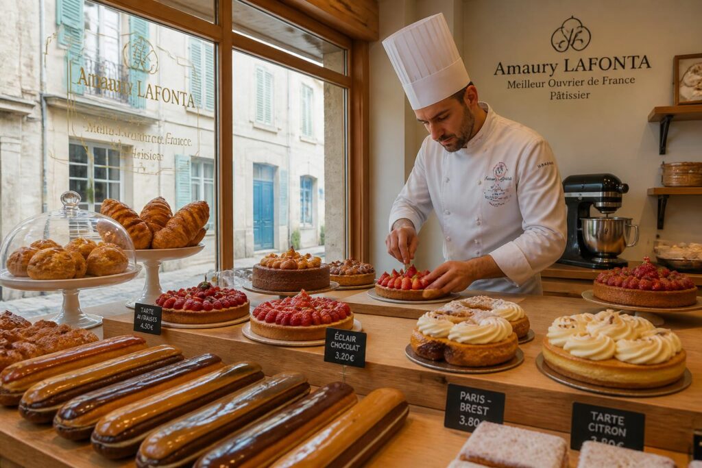 découvrez amaury lafonta, la pâtisserie rochelaise de charente-maritime, finaliste de l'émission « la meilleure boulangerie de france » diffusée sur m6.
