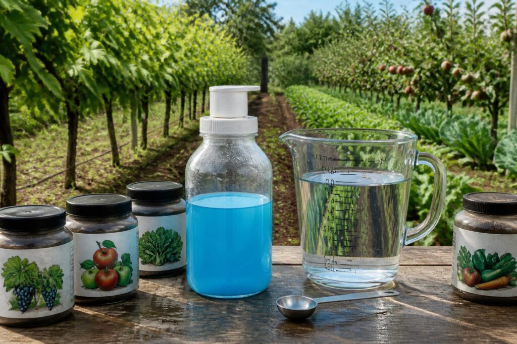 découvrez la mesure exacte du dosage de la bouillie bordelaise pour 1 litre, adaptée à chaque type de culture à traiter afin d'assurer une protection efficace et sécurisée.