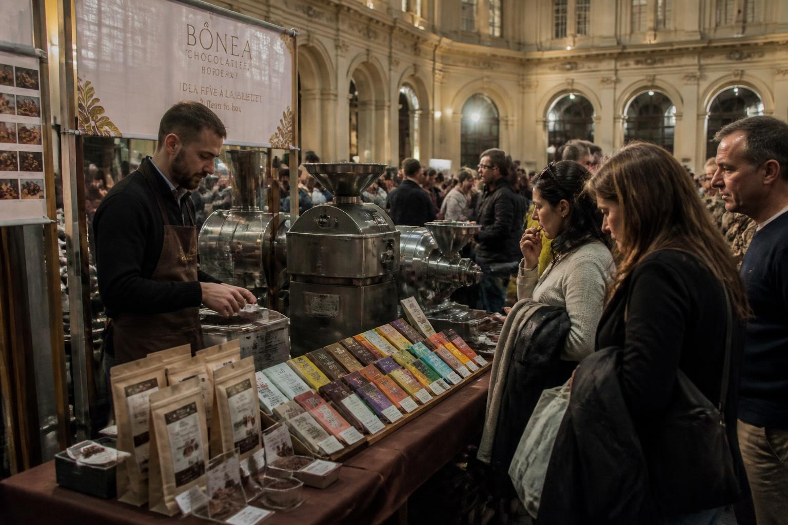 découvrez le festival showcolat à bordeaux, un voyage gourmand unique du cacao à la tablette, au cœur du magnifique palais de la bourse. plongez dans l'univers chocolaté et vivez une expérience sensorielle inoubliable.