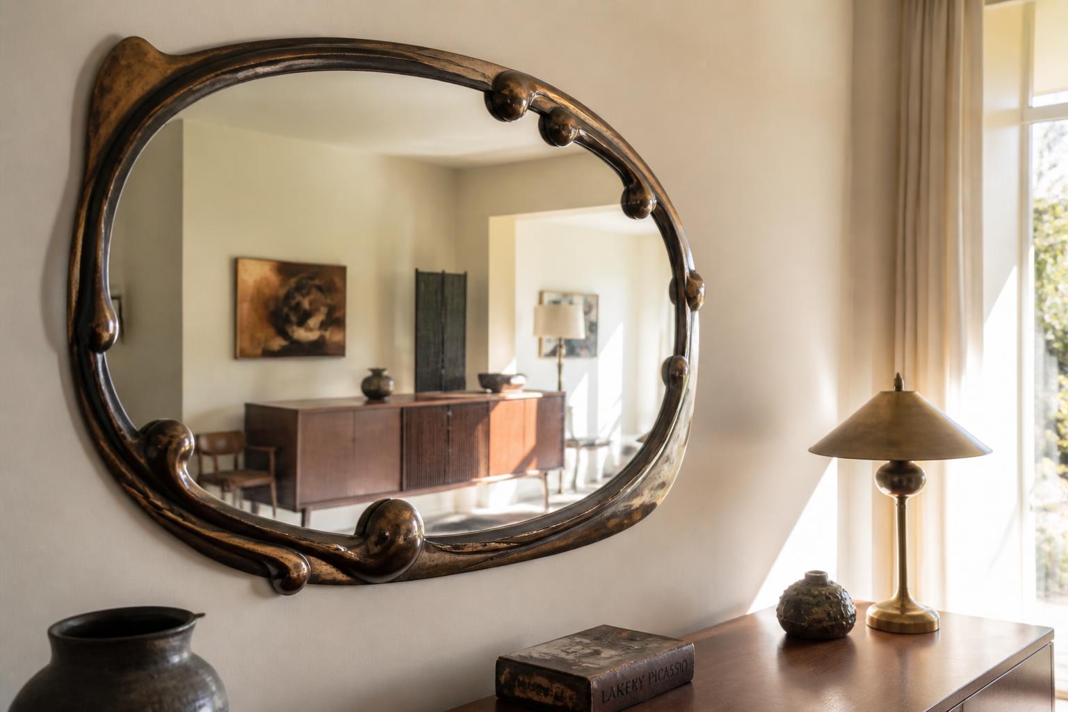 découvrez l'histoire du miroir line vautrin, ses cotes sur le marché de l'art, et apprenez à reconnaître une pièce authentique grâce à nos conseils d'experts.
