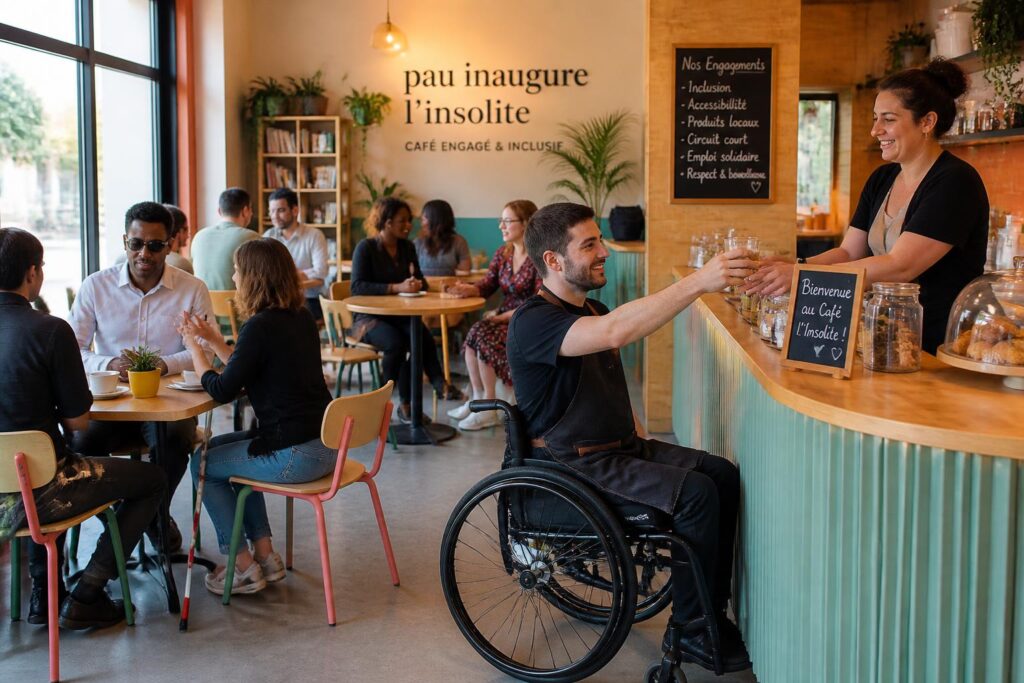 découvrez l’insolite à pau, un bistrot innovant qui favorise l’inclusion des travailleurs en situation de handicap, alliant convivialité et engagement social.