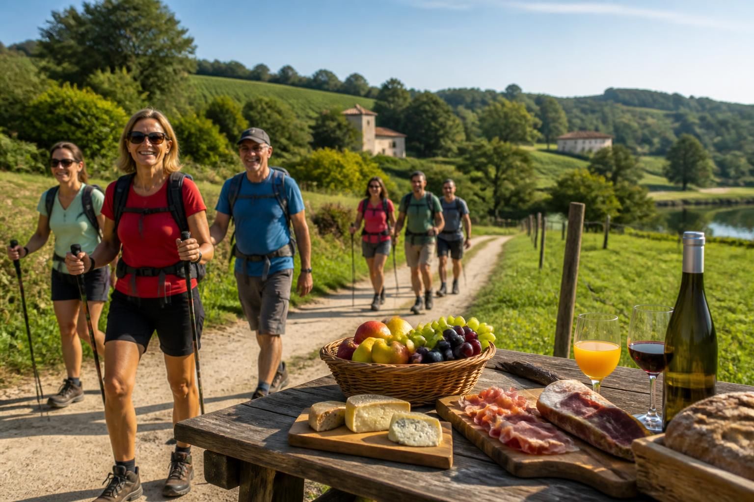 participez à la randonnée gourmande du grand dax le dimanche 28 juin et découvrez les saveurs authentiques du terroir tout en profitant d'une balade alliant plaisir du goût et activité physique.