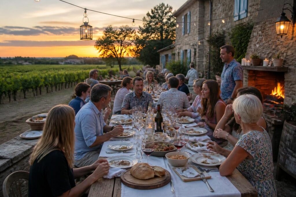 découvrez le domaine quintard à chadenac, où l'art du terroir est sublimé lors de soirées conviviales alliant vins d'exception et ambiance chaleureuse.