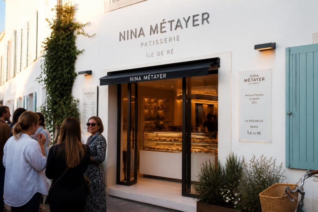 découvrez la nouvelle adresse gourmande de la cheffe pâtissière nina métayer sur l’île de ré, après le succès de ses deux établissements à la rochelle en charente-maritime.