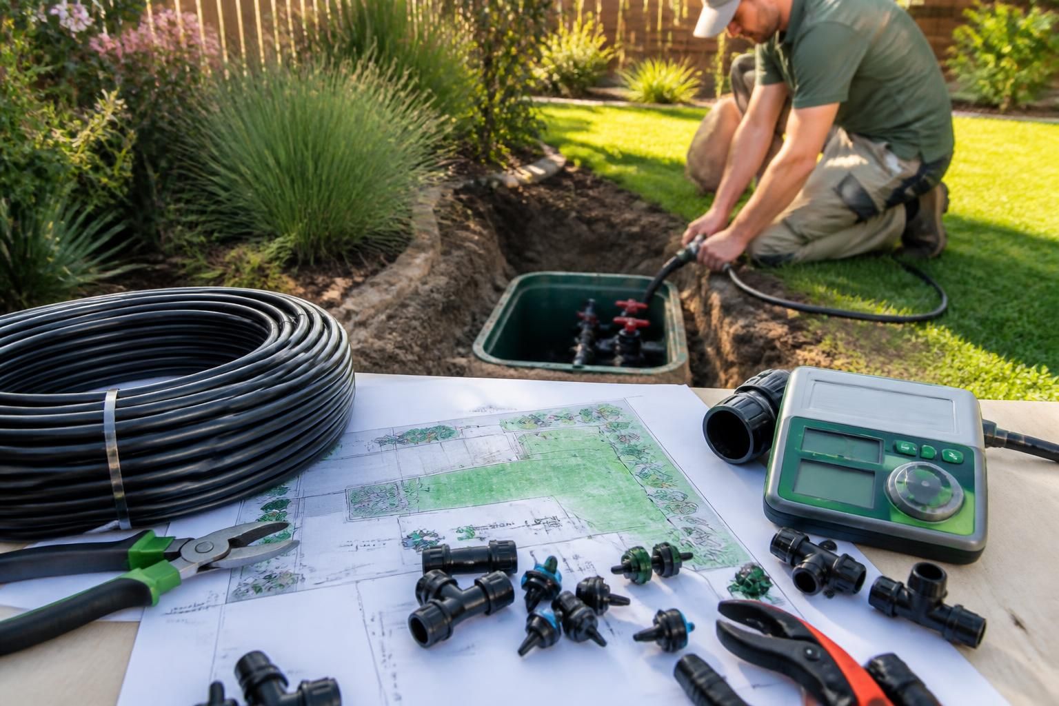 découvrez notre guide complet pour installer votre système d’arrosage automatique, avec une sélection de matériel adapté et un plan détaillé étape par étape pour un jardin parfaitement entretenu.