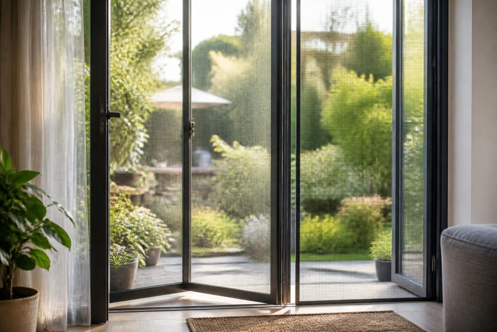 découvrez notre guide complet pour choisir et installer une moustiquaire adaptée à votre porte-fenêtre à 2 vantaux, pour une protection efficace contre les insectes tout en profitant de l'air frais.