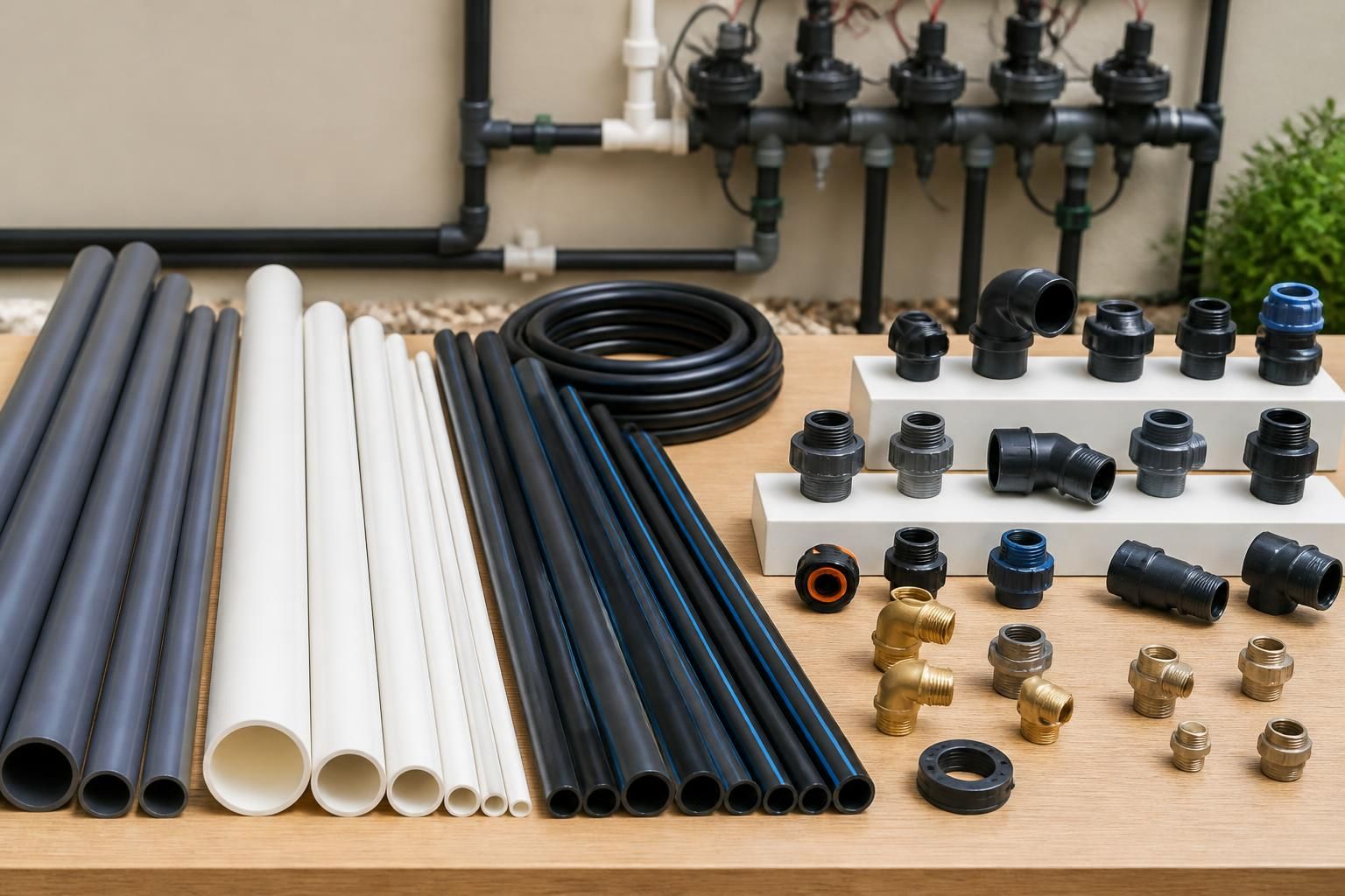 découvrez comment choisir les diamètres, matériaux et raccords adaptés pour vos tuyaux d'arrosage automatique grâce à notre guide complet.