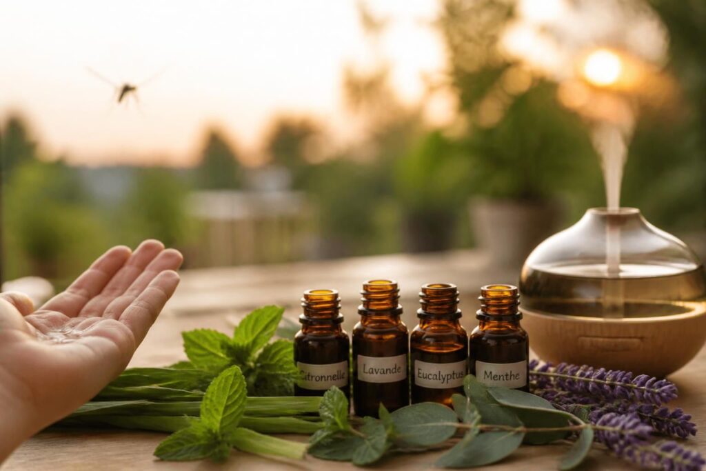 découvrez quelles huiles essentielles choisir pour repousser les moustiques et apprenez comment les appliquer efficacement pour une protection naturelle et durable.