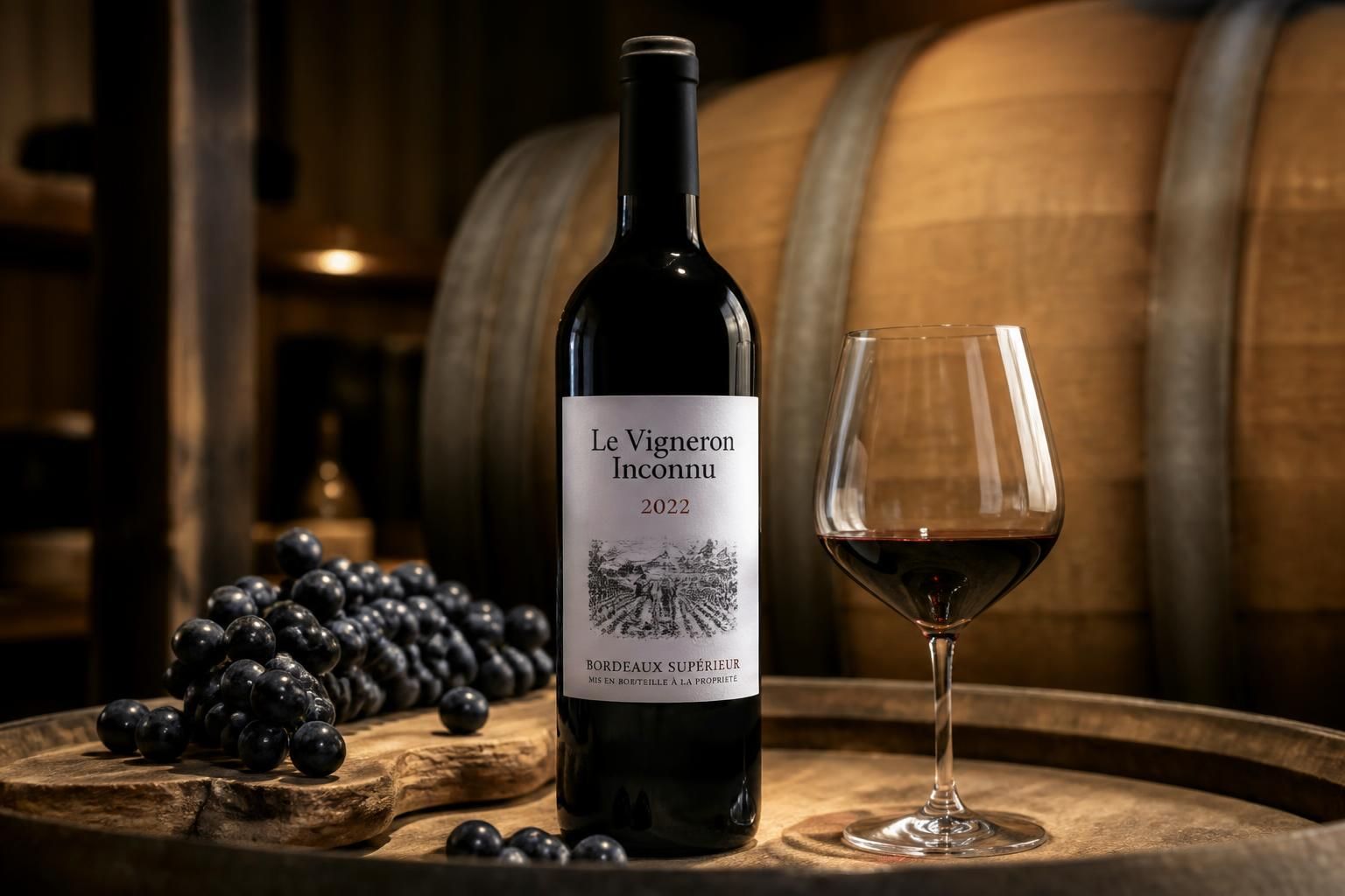 découvrez le vigneron inconnu 2022, un vin charnu aux tanins soyeux offrant un équilibre parfait entre puissance et douceur pour une expérience gustative inoubliable.