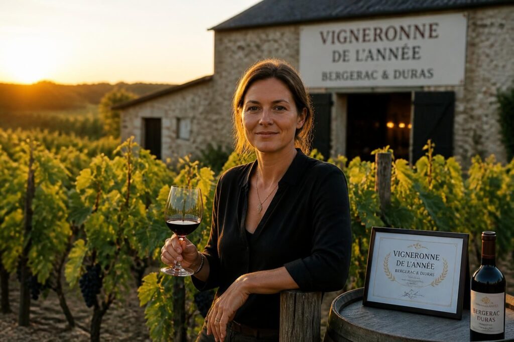 découvrez l'histoire inspirante d'une femme sacrée vigneronne de l'année aux vins de bergerac et duras, et plongez dans l'alchimie des subtils détails qui font la magie du vin.
