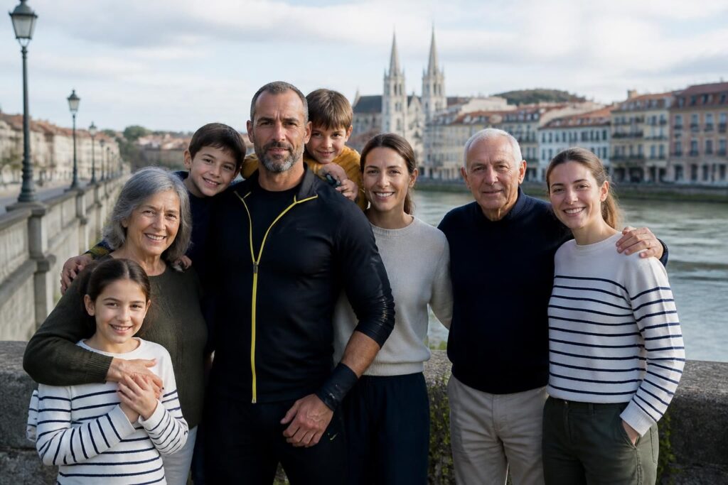 découvrez comment patrick nadal, ancien pilier du stade montois, puise sa force dans sa famille pour relever un dernier défi passionné à bayonne.
