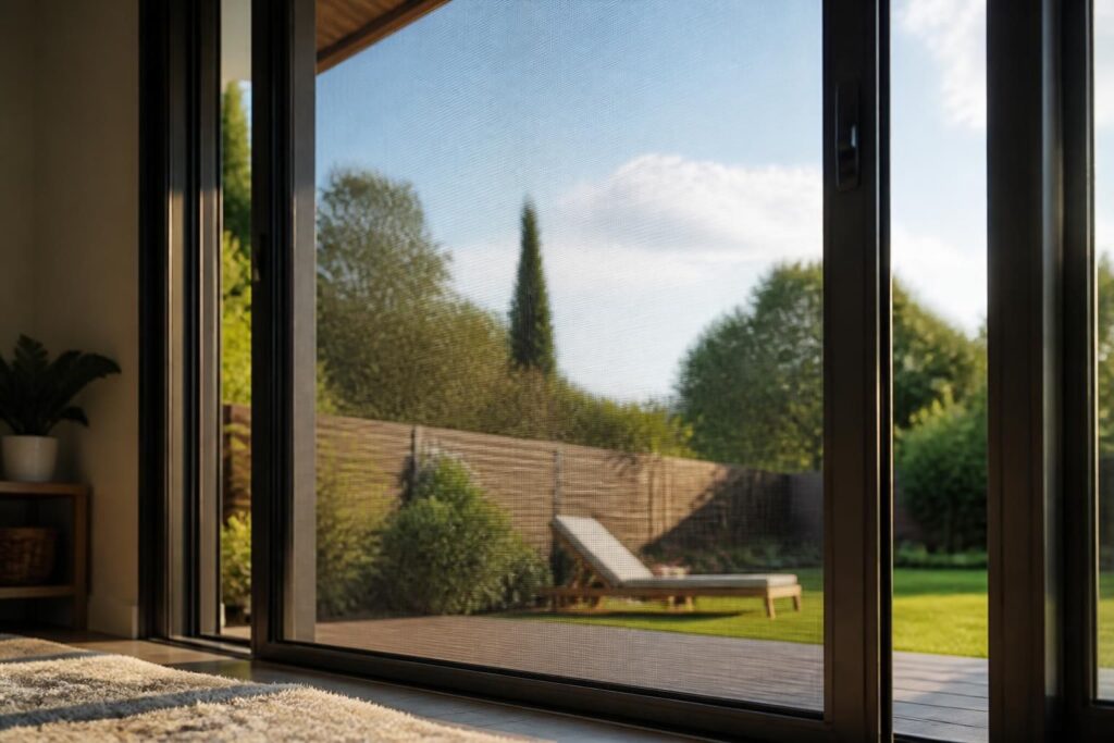 découvrez nos conseils pour choisir la moustiquaire idéale pour votre baie vitrée coulissante et profitez d'une protection optimale contre les insectes tout en gardant une belle luminosité.