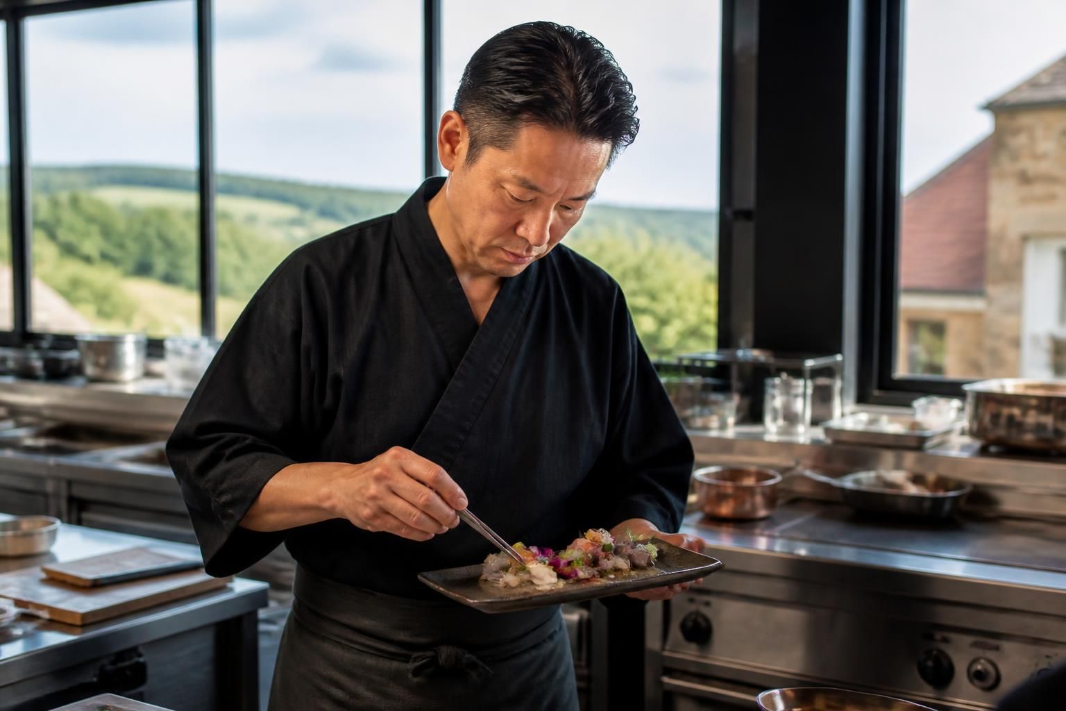 découvrez comment le chef japonais de saint-andré-de-cubzac renouvelle sa passion et sa responsabilité envers ses clients en retrouvant les honneurs du guide michelin en haute gironde.