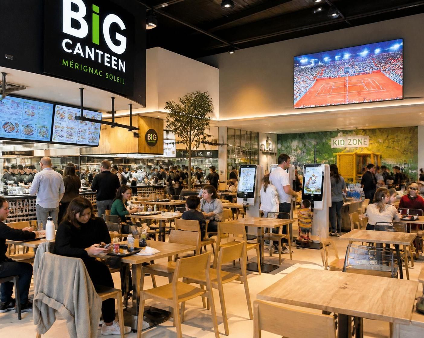 Big Canteen : un food court urbain à la française avec cinq enseignes s’installe à Mérignac Soleil 2 découvrez big canteen, un food court urbain à la française avec cinq enseignes variées, désormais installé à mérignac soleil pour une expérience culinaire conviviale et moderne.