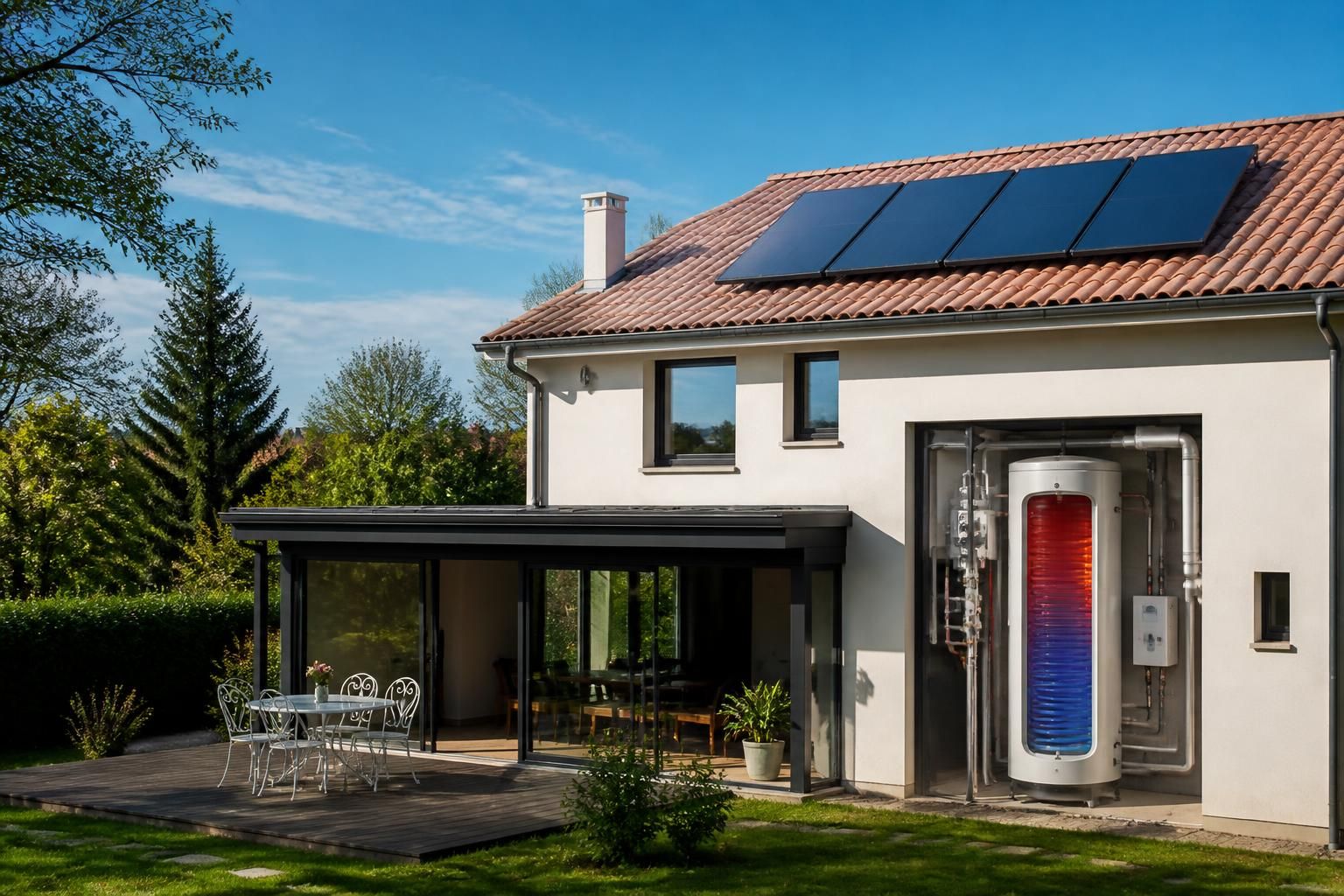 Comment utiliser les panneaux solaires pour chauffer votre eau sanitaire efficacement 2 découvrez comment utiliser les panneaux solaires pour chauffer efficacement votre eau sanitaire, réduire vos factures d'énergie et adopter une solution écologique.