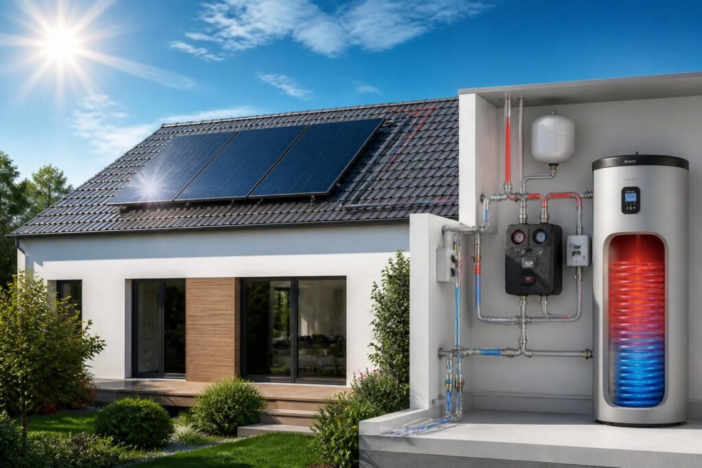 découvrez comment utiliser les panneaux solaires pour chauffer efficacement votre eau sanitaire, réduire vos factures d'énergie et adopter une solution écologique.