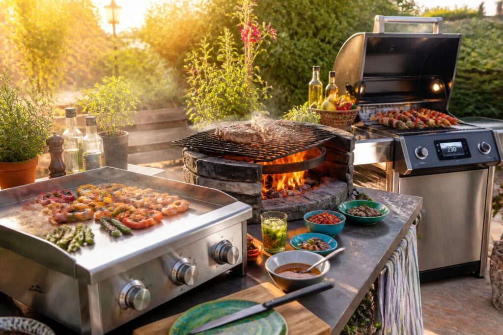 découvrez comment maîtriser la cuisson parfaite pour vos grillades estivales, que vous préfériez la plancha, le feu de bois ou un barbecue high-tech, et savourez des délices plein de saveurs.