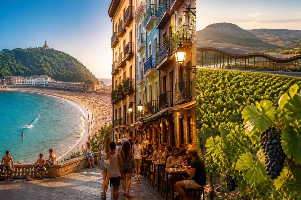 découvrez 11 expériences incontournables pour un voyage estival inoubliable au pays basque espagnol, de la charmante san sebastián aux célèbres vignobles de la rioja alavesa.