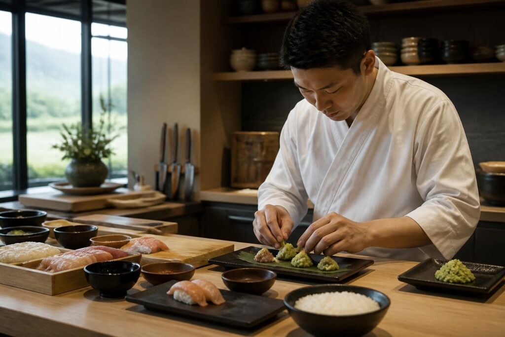 découvrez choux wasabi à marmande, où l'art des sushis authentiques renaît après des mois d'apprentissage pour offrir une qualité exceptionnelle.