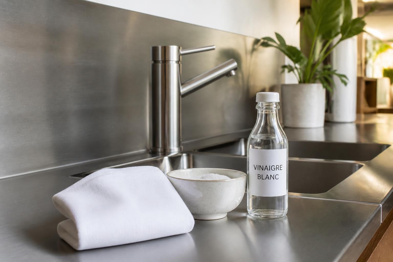 Astuce infaillible : nettoyer l’inox taché sans risquer de l’abîmer 2 découvrez une astuce infaillible pour nettoyer l’inox taché sans l’endommager, et retrouvez des surfaces brillantes en toute sécurité.