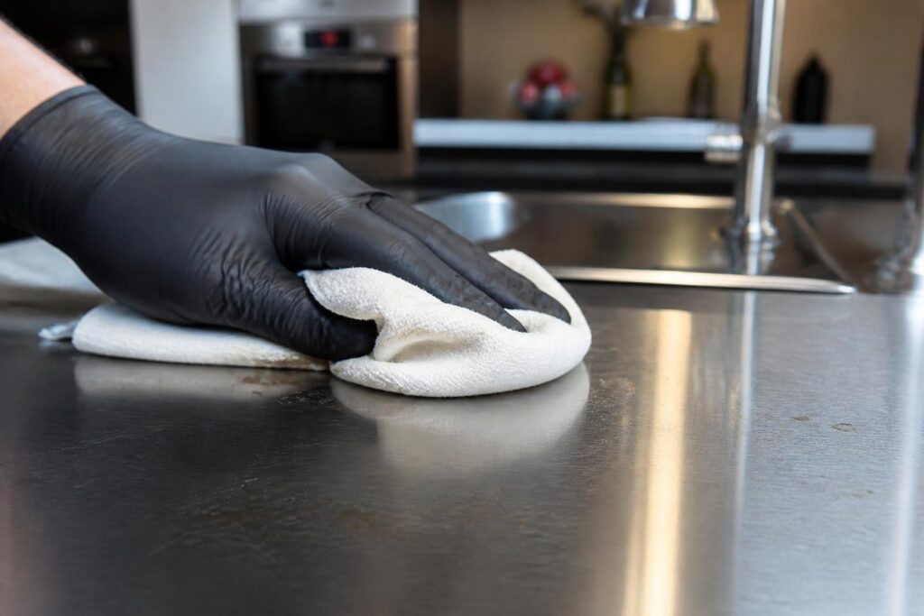 découvrez une astuce infaillible pour nettoyer l’inox taché efficacement tout en préservant sa surface, sans risque de l’abîmer.