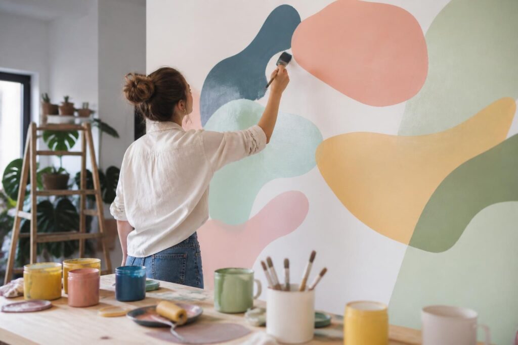découvrez comment créer un motif mural unique et personnalisé sans utiliser de pochoir grâce à nos astuces déco diy simples et créatives.