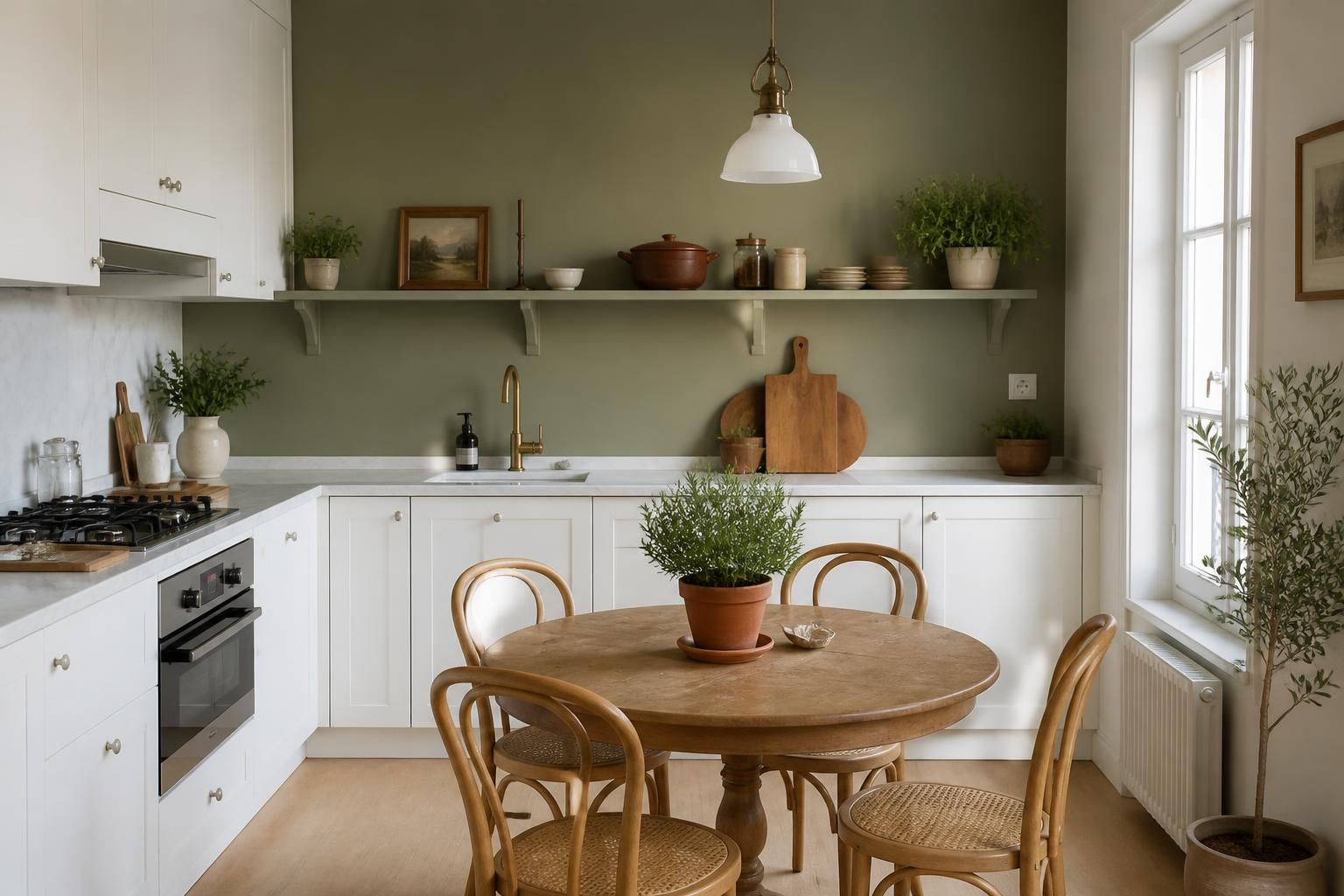 Décoration : Choisir le mur idéal à peindre en couleur pour harmoniser votre cuisine 2 découvrez comment choisir le mur idéal à peindre en couleur pour harmoniser parfaitement votre cuisine et créer une ambiance chaleureuse et élégante.