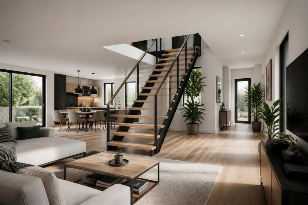 découvrez comment intégrer un escalier central dans votre salon tout en préservant un flux de circulation fluide et harmonieux. nos conseils pour un agencement optimal et esthétique.