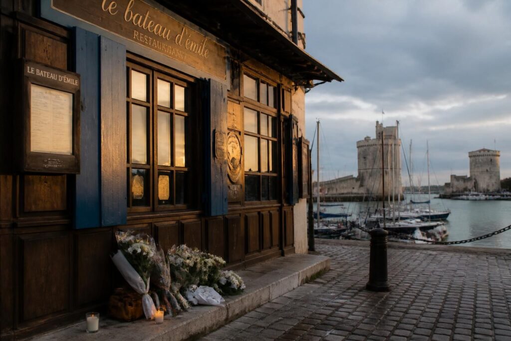 la rochelle pleure la perte de christophe sanson, chef emblématique du restaurant le bateau d’émile, décédé à 60 ans. hommage à un grand gastronome et passionné.