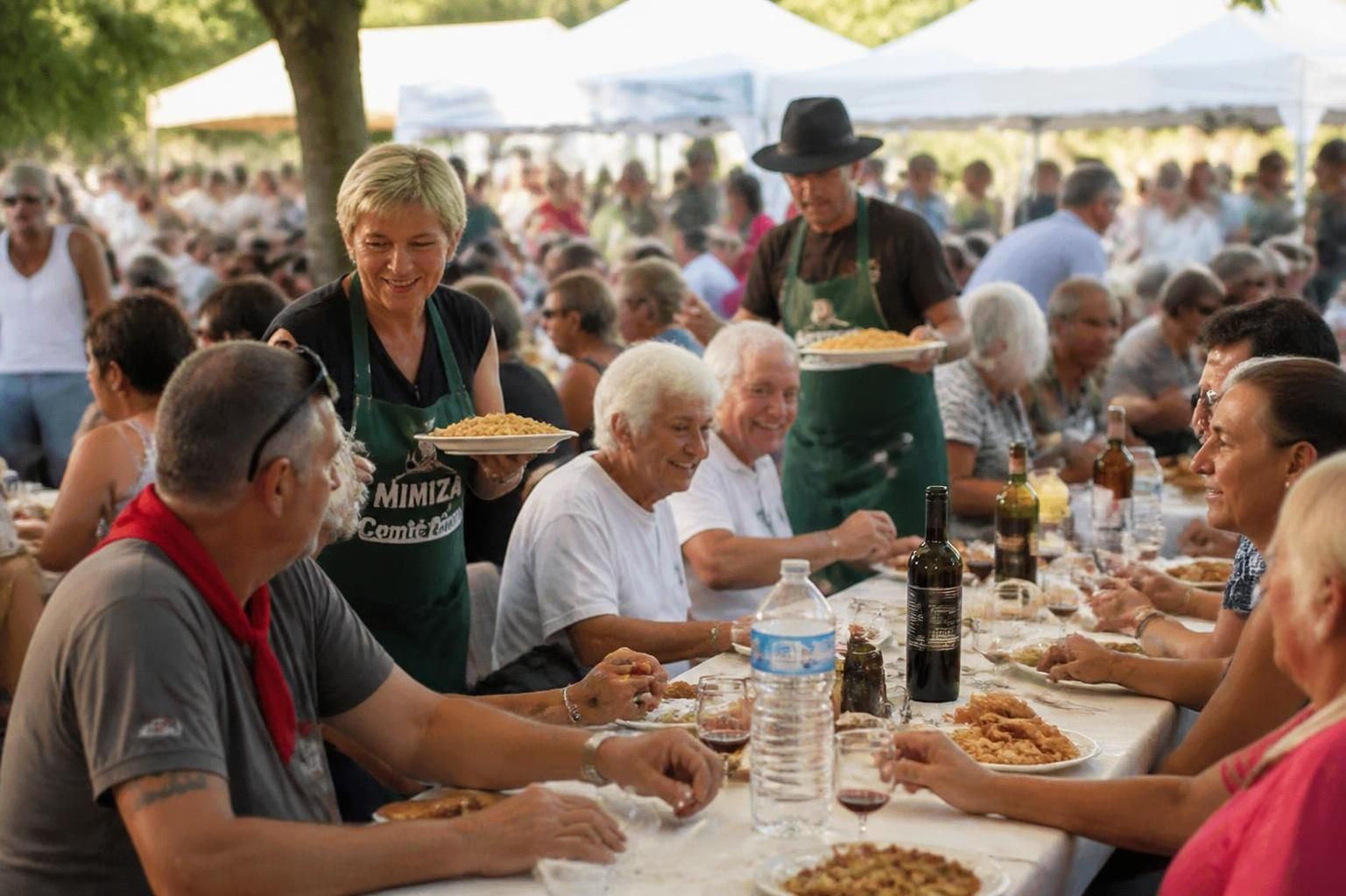 Landes. Ă Mimizan, les fĂȘtes commencent dĂšs 8h30 avec une dĂ©gustation matinale de tripes qui demande un bon coup de fouet 2 Ă mimizan dans les landes, les festivitĂ©s dĂ©bloquent dĂšs 8h30 avec une dĂ©gustation matinale de tripes, offrant un dĂ©but de journĂ©e Ă©nergique et convivial.