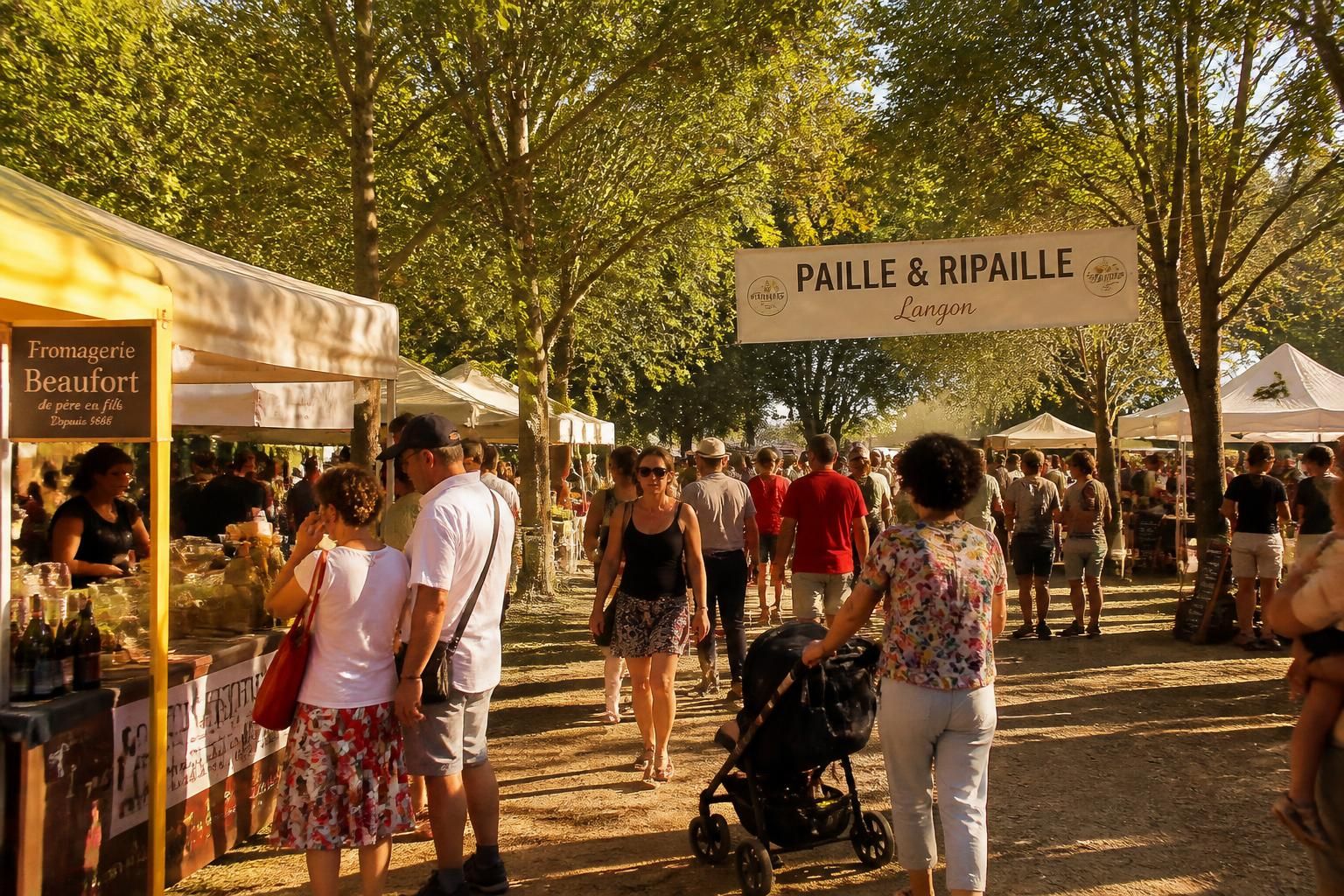 découvrez la 41e édition de paille et ripaille à langon, un événement convivial sous le soleil, réunissant habitants et visiteurs pour une chaleureuse fête avant la rentrée.