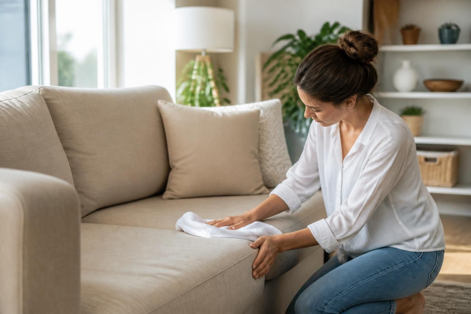 Nettoyage délicat : astuces pour laver un canapé en tissu non déhoussable sans laisser de traces 2 découvrez nos astuces efficaces pour nettoyer un canapé en tissu non déhoussable en douceur et sans laisser de traces, pour un intérieur propre et soigné.