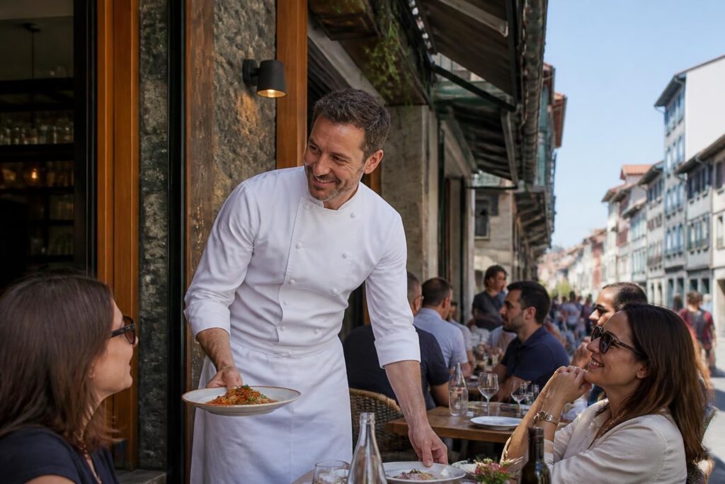 découvrez la nouvelle trattoria du chef thibault bué sur le boulevard thiers à saint-jean-de-luz, une adresse gourmande qui suit le succès de sa pizzeria rue de la république. saveurs italiennes authentiques et ambiance conviviale vous y attendent.