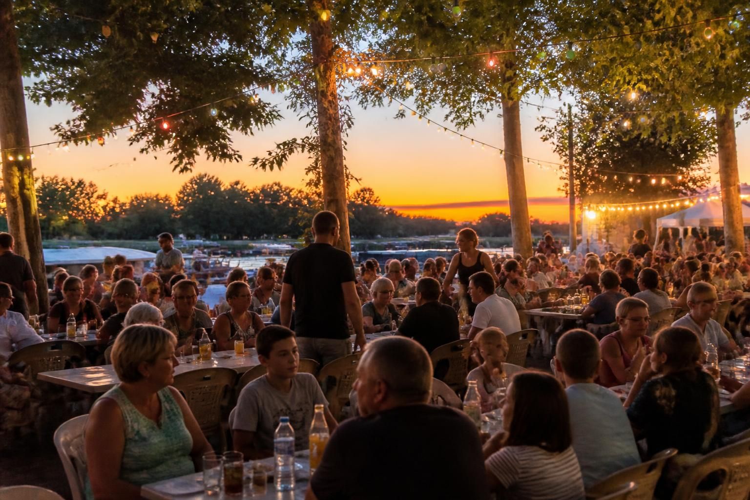 vivez trois jours de fête animée dans un village près d'agen avec vide-greniers, concerts, châteaux gonflables et tombola pour toute la famille.