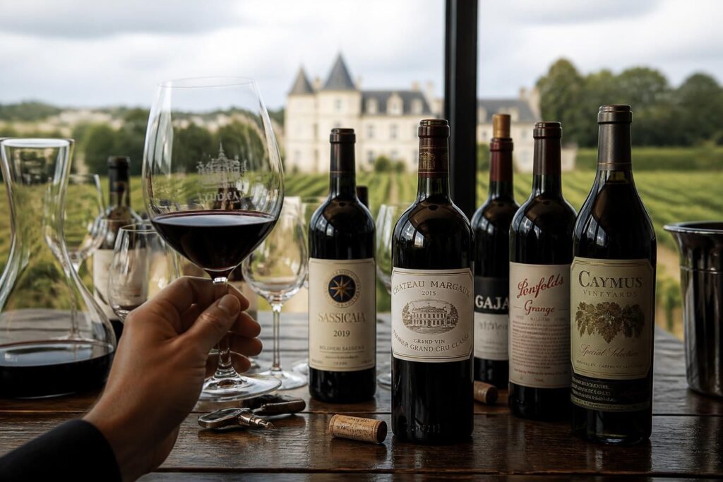 découvrez les grands crus internationaux à bordeaux, dégustez les meilleurs vins du monde le verre à la main et vivez une expérience œnologique unique.