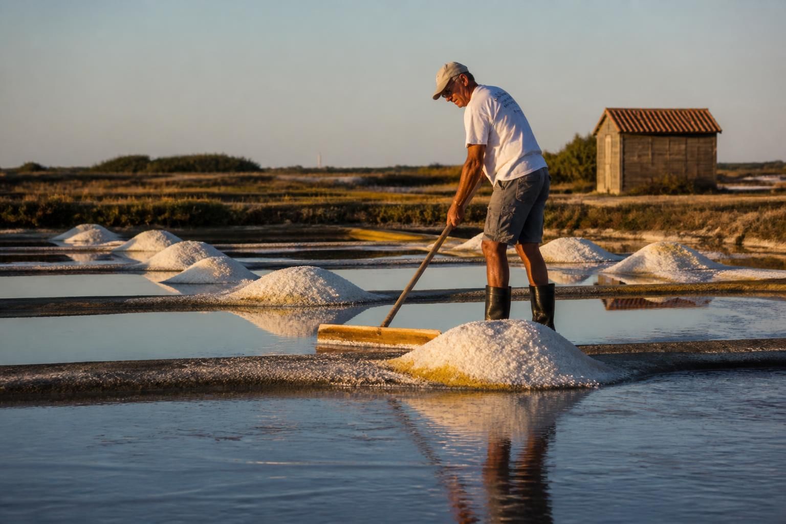 découvrez la récolte exceptionnelle de sel marin sur l'île de ré en charente-maritime, avec 4 000 tonnes produites grâce à une sécheresse historique.