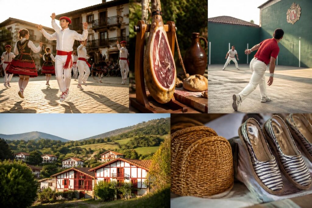 découvrez hasparren en lumière à travers cinq facettes emblématiques : la danse basque, le jambon, la pelote et bien plus, qui façonnent l'identité unique de cette commune.