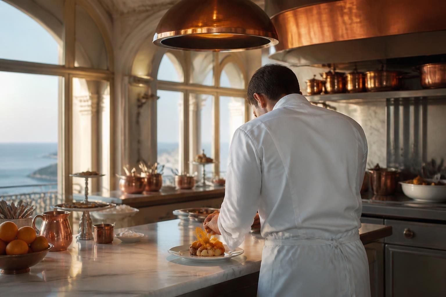 Hôtel du Palais à Biarritz : Aleksandre Oliver, le chef pâtissier entre renvoi et renaissance 2 découvrez l'histoire d'aleksandre oliver, chef pâtissier à l'hôtel du palais à biarritz, entre défis professionnels et nouvel élan créatif.