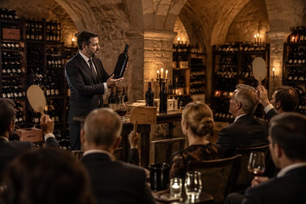 la cave d’exception du restaurant le gabriel est mise aux enchères à bordeaux : une vente attendue par les amateurs de grands vins bien au-delà de la région.
