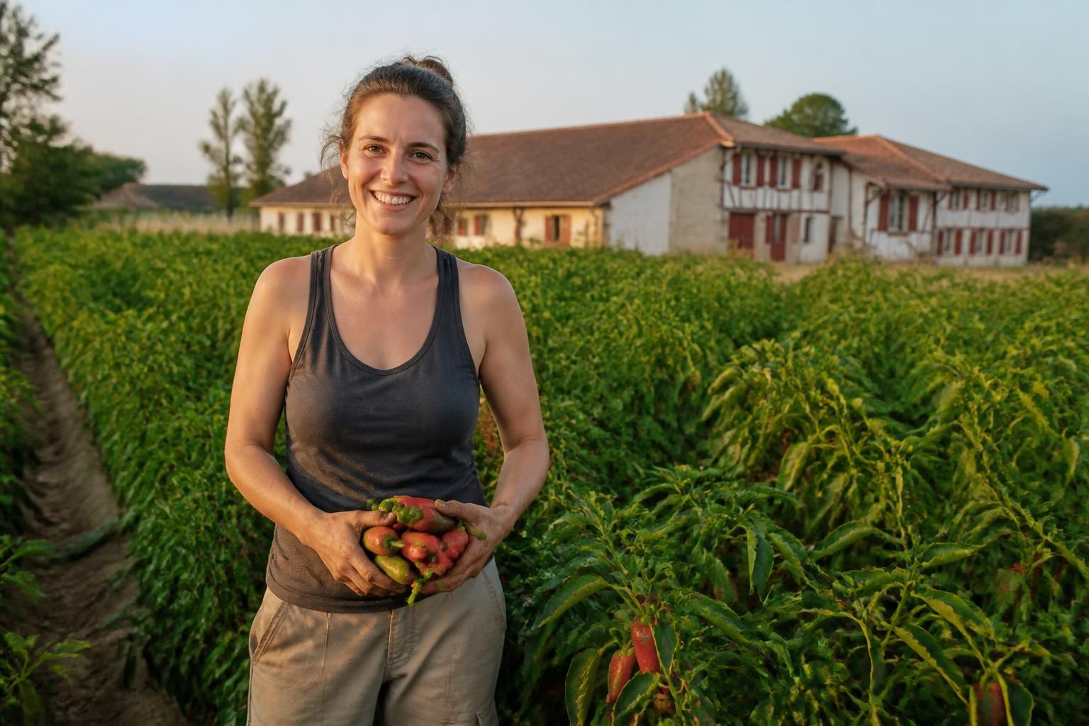 découvrez l'histoire de cathy degert, agricultrice des landes passionnée par les piments doux et verts, qui explore désormais la culture des variétés rouges pour enrichir ses récoltes.