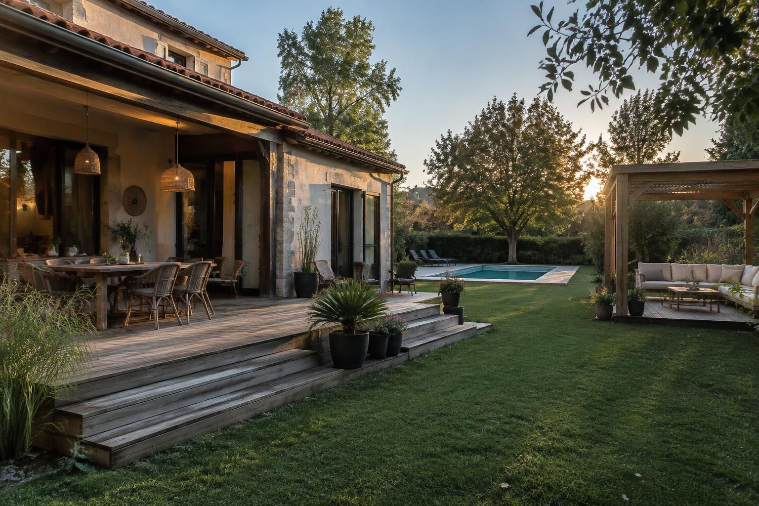 Terrasse, piscine, jardin : les garanties de votre assurance habitation au-delà des murs 2 terrasse, piscine, jardin : découvrez les garanties de l’assurance habitation qui protègent vos extérieurs et les équipements au-delà des murs.