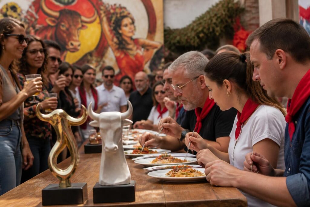toros y salsa 2026 : découvrez les deux prix attribués lors du concours de pintxos, après une dégustation partagée entre le public et le jury, alliant saveurs et émotions.