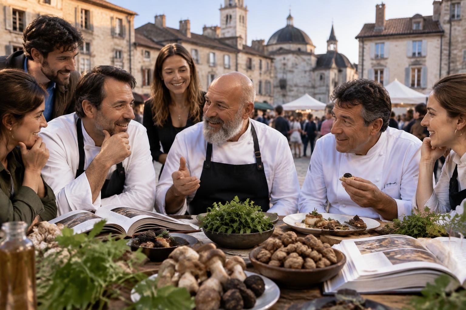à périgueux, le festival du livre gourmand réunit jean-françois piège, philippe etchebest, régis marcon et des stars des réseaux sociaux.